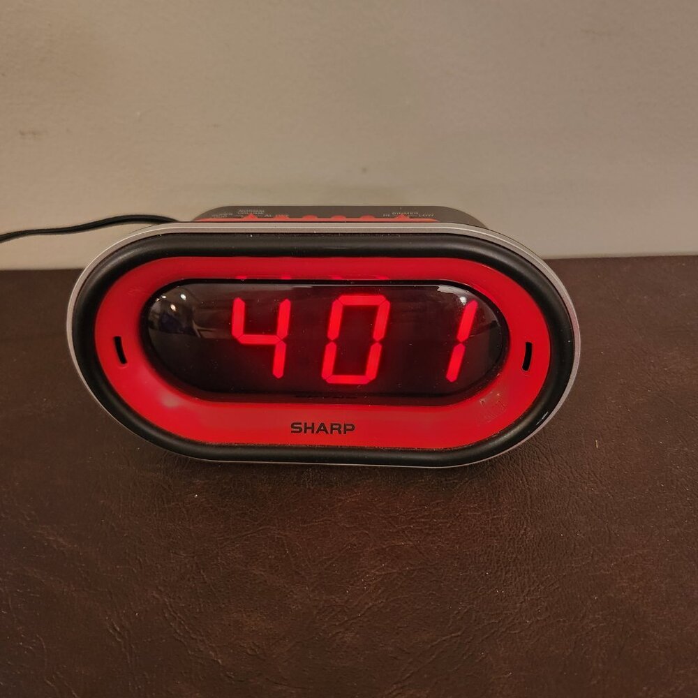 Sharp Digital Alarm Clock - Picture 2 of 5